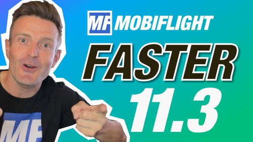 Thumbnail for the MobiFlight release review video